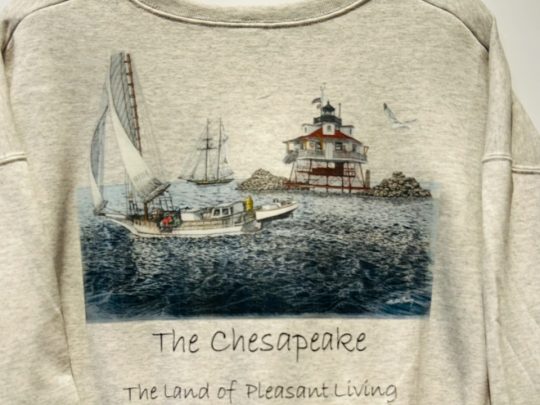 Martin Barry Art - Chesapeake Bay Thomas Point T-Shirt