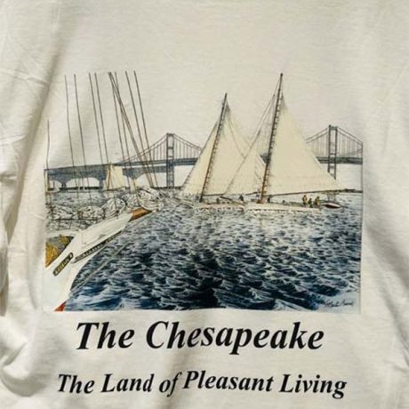 Martin Barry Art - Chesapeake Bay, Bay Bridge T-Shirt